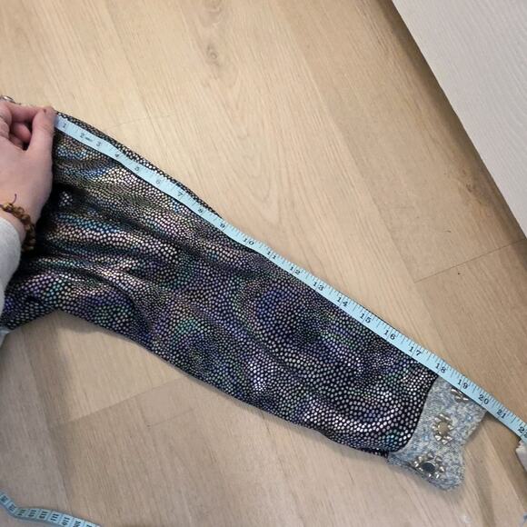 Vintage The Tony Alamo 1987 Levi's Beaded Studded Cropped Denim Jacket Sz Medium - Picture 9 of 12